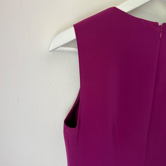 Elie Tahari Sheath Shift Sleeveless Dress in fuchsia l Size 4 - Picture 7 of 10